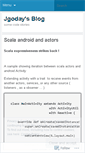 Mobile Screenshot of jgoday.wordpress.com