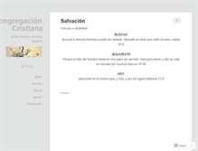 Tablet Screenshot of congregacioncristiana.wordpress.com