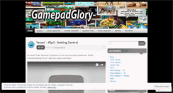 Desktop Screenshot of gamepadglory.wordpress.com