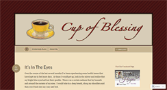 Desktop Screenshot of cupofblessing.wordpress.com