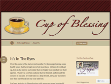 Tablet Screenshot of cupofblessing.wordpress.com