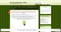 Desktop Screenshot of ecoescuelaelraso.wordpress.com