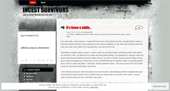 Desktop Screenshot of incestsurvivors.wordpress.com