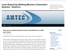Tablet Screenshot of amtecinc.wordpress.com