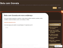 Tablet Screenshot of bolacomgravata.wordpress.com