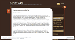 Desktop Screenshot of mayankgupta11.wordpress.com