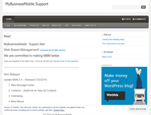 Tablet Screenshot of mybusinessmobile.wordpress.com