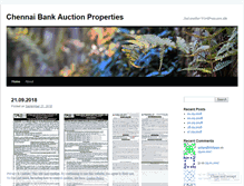 Tablet Screenshot of chennaibankproperties.wordpress.com
