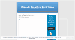 Desktop Screenshot of maparepublicadominicana.wordpress.com