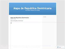 Tablet Screenshot of maparepublicadominicana.wordpress.com