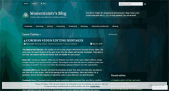 Desktop Screenshot of momentumtv.wordpress.com