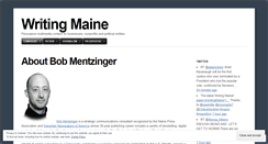 Desktop Screenshot of bobmentzinger.wordpress.com