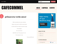 Tablet Screenshot of cafecommelcostume.wordpress.com