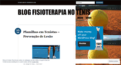 Desktop Screenshot of fisiotenis.wordpress.com