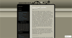 Desktop Screenshot of aguayo780.wordpress.com