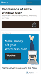 Mobile Screenshot of confessionsofanexwindowsuser.wordpress.com