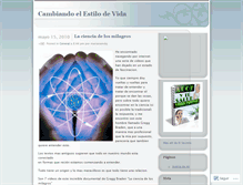 Tablet Screenshot of cambiandolavida.wordpress.com