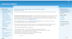 Desktop Screenshot of csbornman.wordpress.com