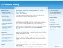 Tablet Screenshot of csbornman.wordpress.com