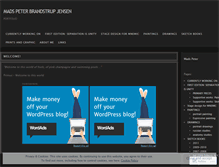 Tablet Screenshot of madspeter.wordpress.com