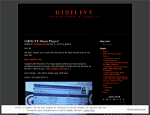 Tablet Screenshot of gidilive.wordpress.com