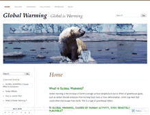 Tablet Screenshot of knowglobalwarm.wordpress.com