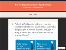 Tablet Screenshot of brain4biz.wordpress.com