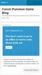 Mobile Screenshot of canonpuncture.wordpress.com