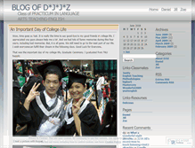 Tablet Screenshot of djjz.wordpress.com