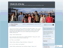 Tablet Screenshot of chhabiloloftheday.wordpress.com