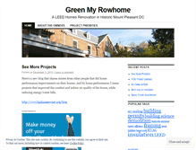 Tablet Screenshot of greenmyrowhome.wordpress.com