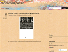 Tablet Screenshot of concorsodipoesia.wordpress.com