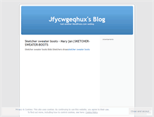Tablet Screenshot of jfycwgeqhux.wordpress.com