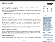 Tablet Screenshot of emarketingbiz.wordpress.com