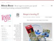 Tablet Screenshot of moccabecca.wordpress.com