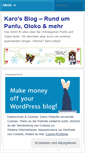 Mobile Screenshot of karoauspanfu.wordpress.com