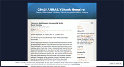 Desktop Screenshot of gonulanras.wordpress.com