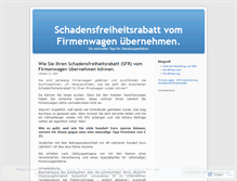 Tablet Screenshot of firmenwagen.wordpress.com