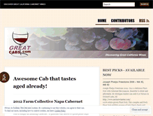 Tablet Screenshot of greatcabs.wordpress.com