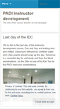 Mobile Screenshot of padicoursedirector.wordpress.com