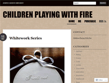 Tablet Screenshot of childrenplayingwithfire.wordpress.com