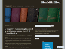 Tablet Screenshot of bluemild.wordpress.com