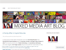 Tablet Screenshot of mixedmediaartgroup.wordpress.com