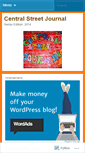 Mobile Screenshot of centralstreetjournal.wordpress.com