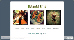 Desktop Screenshot of blankthis.wordpress.com
