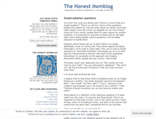 Tablet Screenshot of honestmomblog.wordpress.com