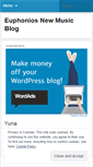 Mobile Screenshot of euphonios.wordpress.com