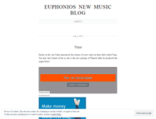 Tablet Screenshot of euphonios.wordpress.com