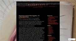 Desktop Screenshot of bleepedout.wordpress.com