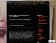 Tablet Screenshot of bleepedout.wordpress.com
